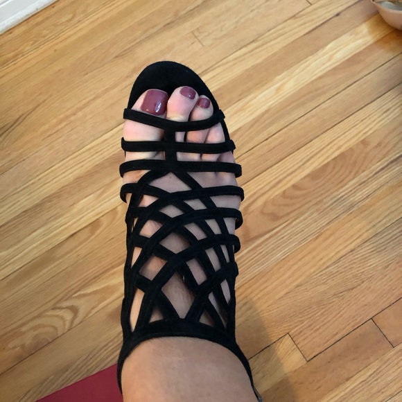 Michael kors black suede sandals size 40m - Picture 8 of 8